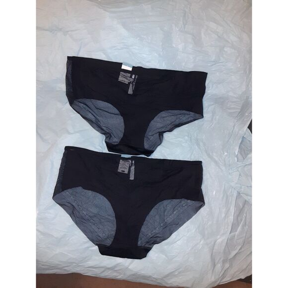 Auden 4X Black Mesh Panties 2 pairs lot NWT - Picture 3 of 7